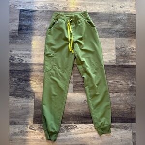Figs Zamora High Waisted Technical Collection Olive Apparel
